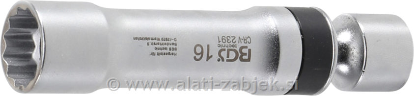 12-pinski priključak svjećice za paljenje s oprugom za pričvršćivanje 3/8" 14 mm BGS TECHNIC