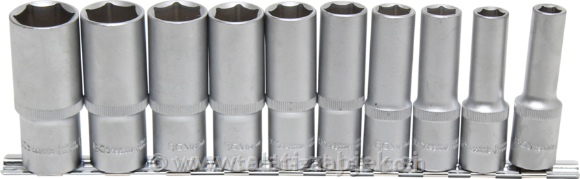 10-dijelni set colnih dugih nasadnih ključeva 1/2" BGS TECHNIC