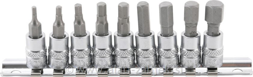 9-dijelni set colnih držač bitova 3/32"- 3/8" BGS TECHNIC