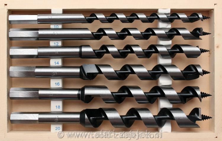 6-dijelni set svrdala za meko i tvrdo drvo 200 mm BGS TECHNIC