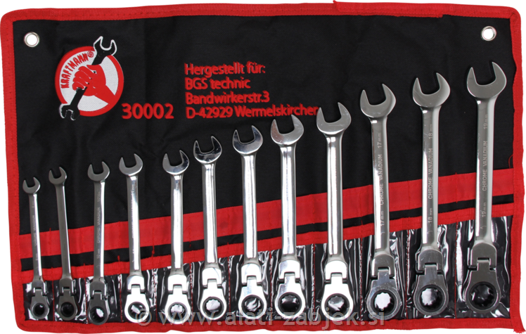 12-dijelni set kombiniranih ključeva 8-19 mm BGS TECHNIC