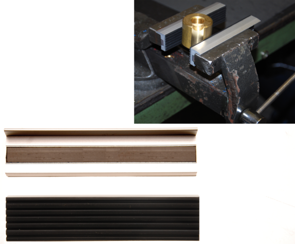 Dvije aluminijske hvataljke za škripac 125 mm BGS TECHNIC