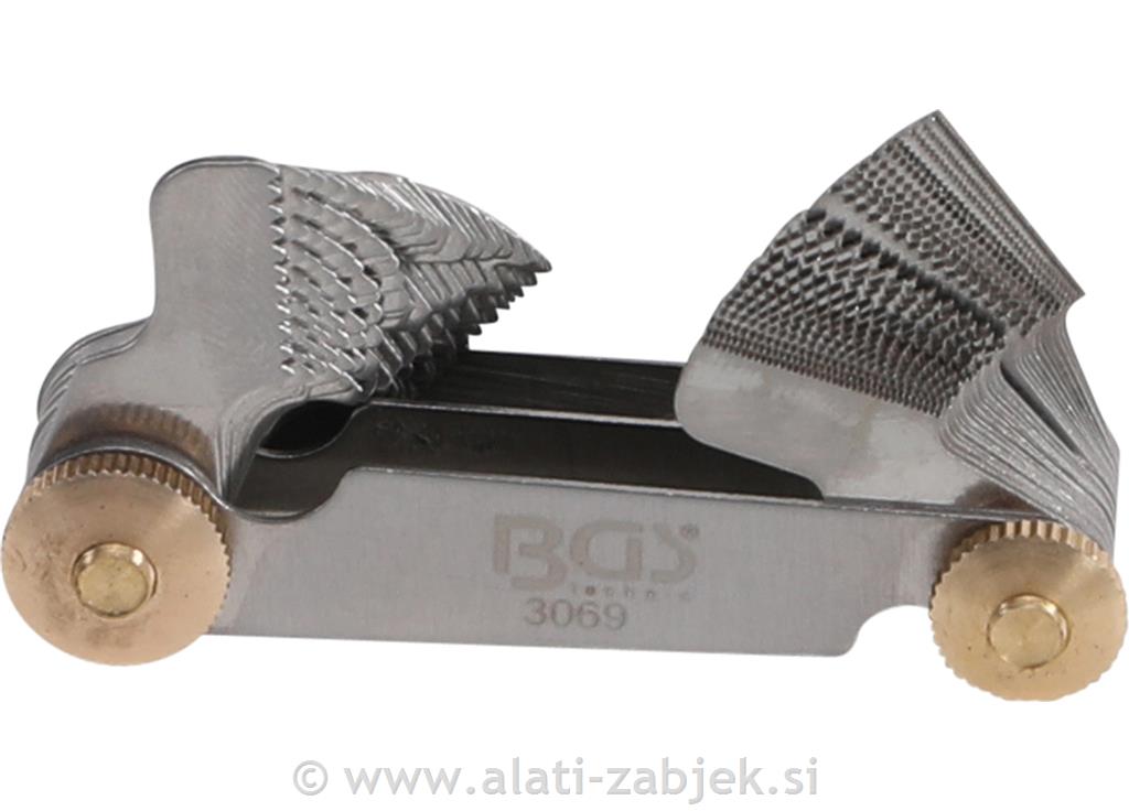 Mjerni listići koraka navoja 0.25- 6.00mm BGS TECHNIC