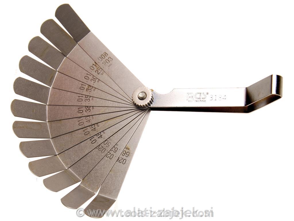 Mjerni listići 0,203-0,66 mm BGS TECHNIC
