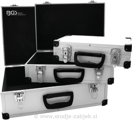3-dijelni set aluminijskih kovčega BGS TECHNIC