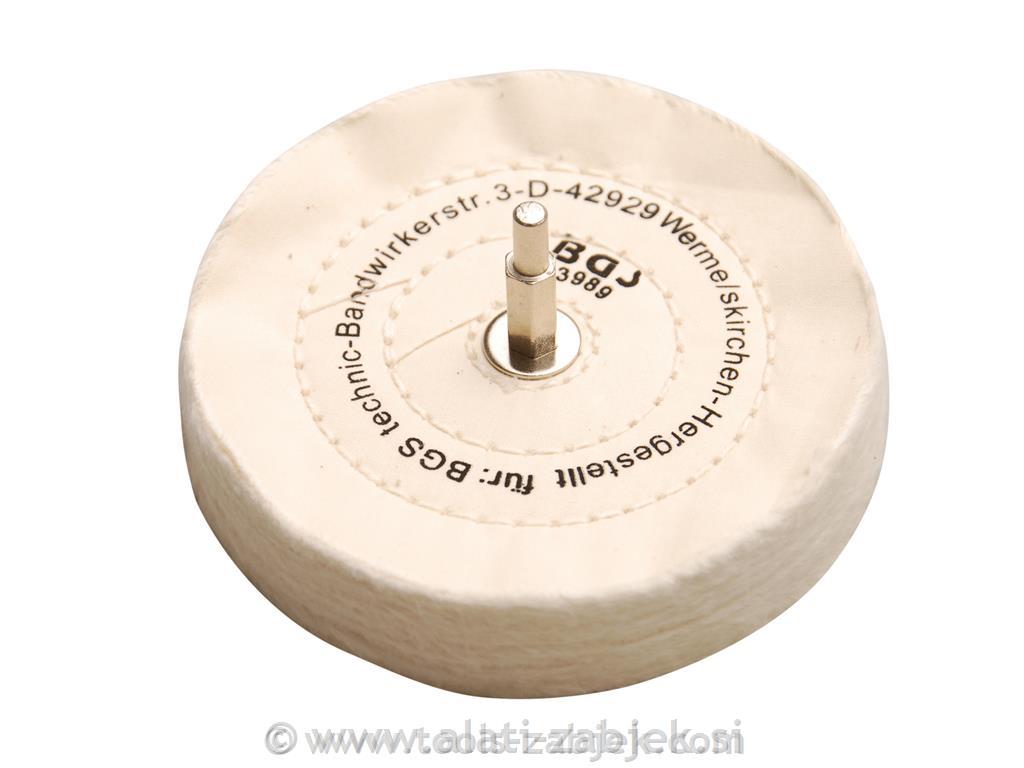 Polirni disk s 6 mm spojnom osovinom BGS TECHNIC