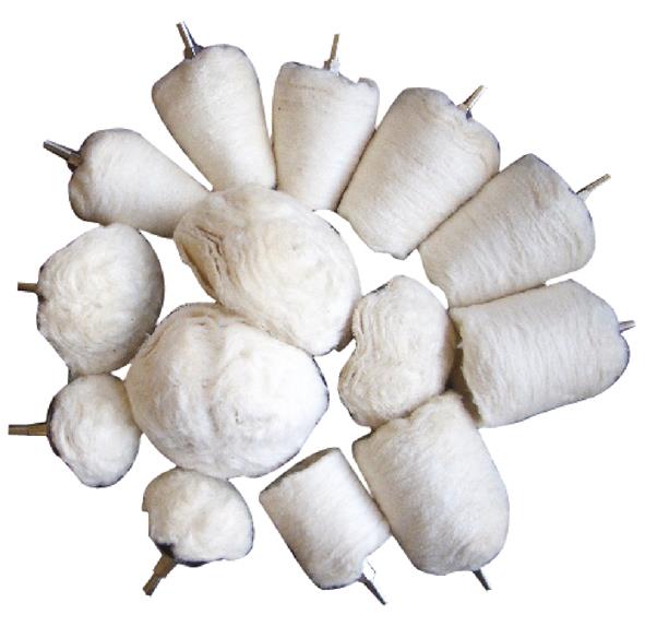 Polirni set spužvica, 14-dijelni, 1/4" nastavak BGS TECHNIC