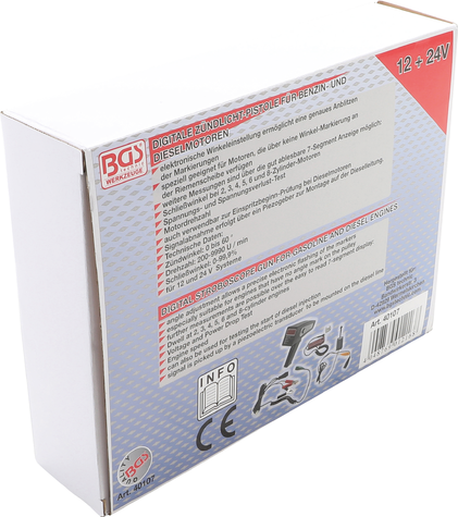 Digitalni stroboskop za benzinske i dizelske motore BGS TECHNIC