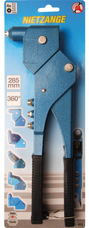 Ručni pištolj za zakivanje 360° BGS TECHNIC