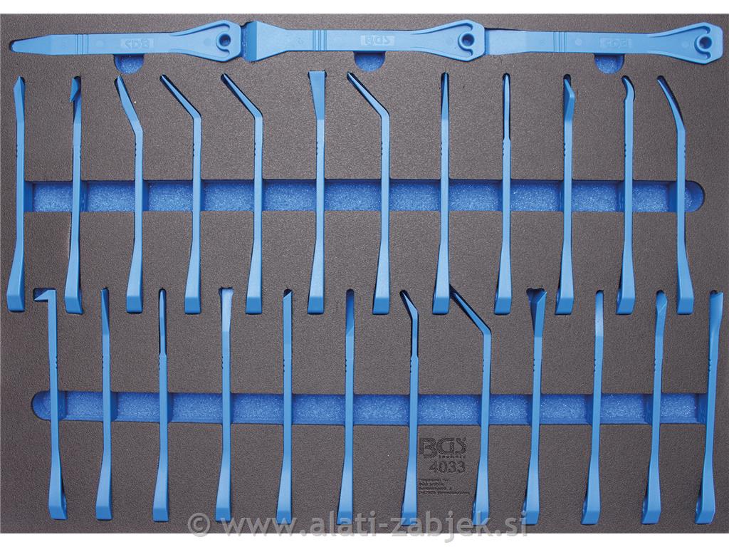 1/1 Garnitura plastičnog alata za demontažu, 27-dijelna, BGS TECHNIC