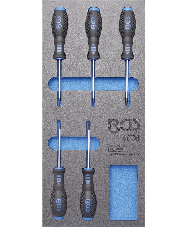1/3 Garnitura Torx odvijača (T6-T10), 5-dijelna BGS TECHNIC