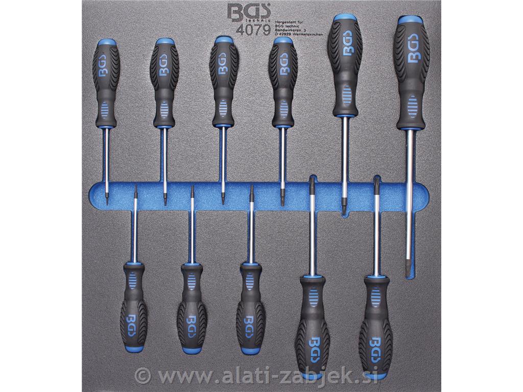 2/3 Garnitura Torx odvijača,11-dijelna BGS TECHNIC