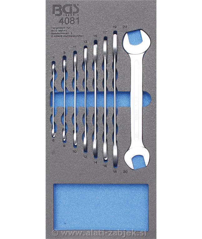 1/3 Garnitura viličastih ključeva, 8-dijelna BGS TECHNIC