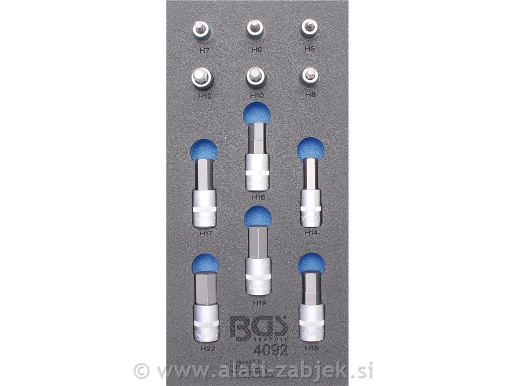 1/3 Garnitura nasadnih 1/2" imbusa, 12-dijelna BG 4092 BGS TECHNIC