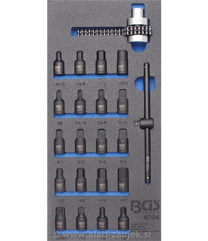 1/3 Garnitura nastavaka za servis ulja BGS TECHNIC