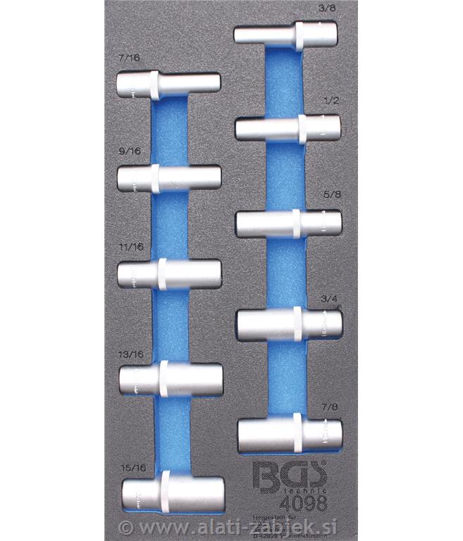 1/3 Garnitura colnih nasadnih ključeva (1/2), 10-dijelna BGS TECHNIC