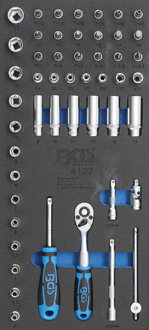 50-dijelni set alata 1/4 " BGS TECHNIC