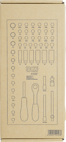 50-dijelni set alata 1/4 " BGS TECHNIC