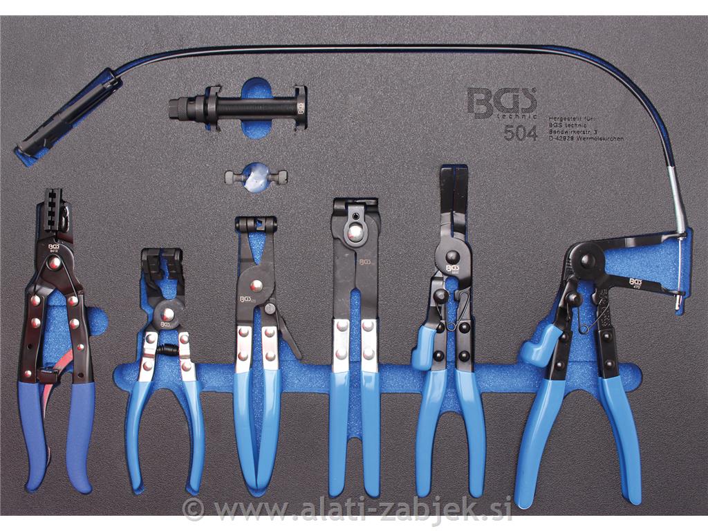 Set kliješta za obujmice cijevi BGS TECHNIC