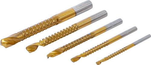 5-dijelni set HSS svrdla 3-8 mm BGS TECHNIC