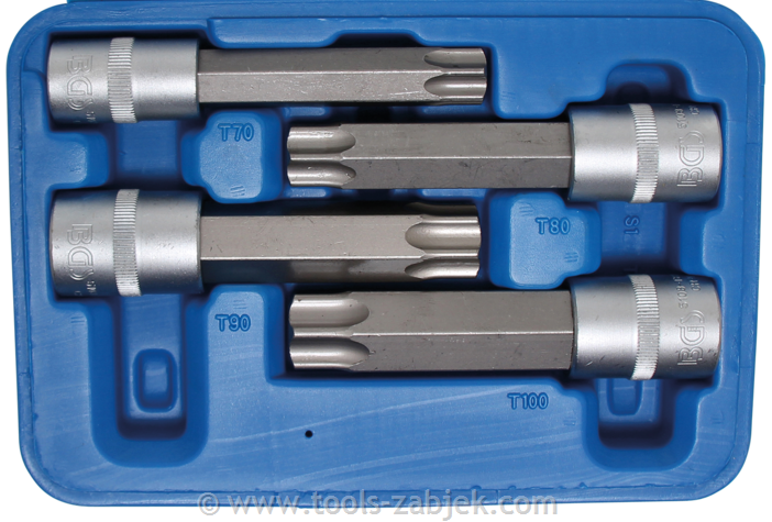 Set bit nasadnih ključeva TORX 1/2" 12.5mm BGS TECHNIC