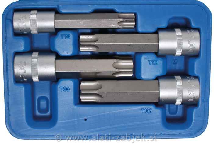 Set bit nasadnih ključeva TORX 1/2" 12.5mm BGS TECHNIC