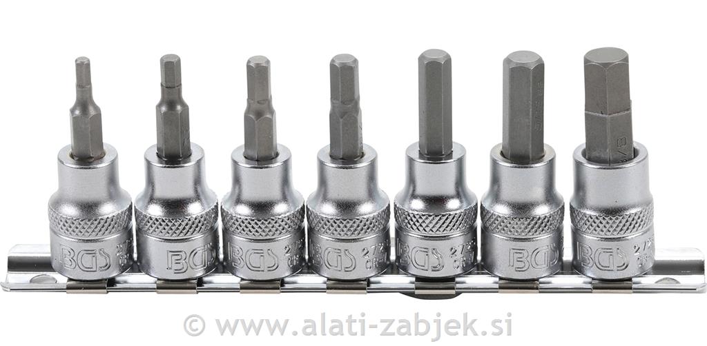 Set 6-kutnih colnih držača bitova 3/8“ BGS TECHNIC