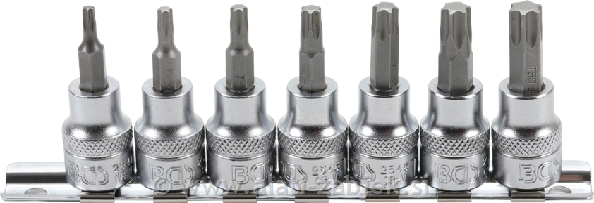 7-dijelni set nasadnih ključeva Torx, T15 - T50 / 3/8 " BGS TECHNIC