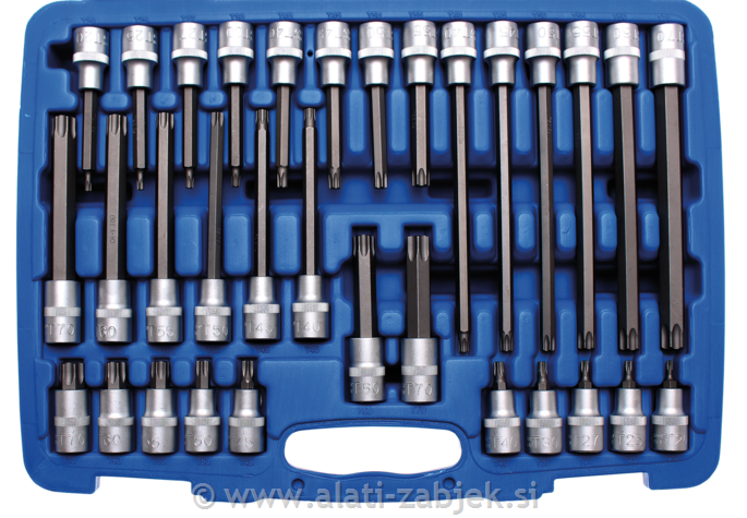 32-dijelni set držača bitova TORX 1/2" 12,5 mm BGS TECHNIC