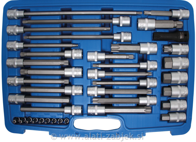 38-dijelni set bit nasadnih ključeva 1/2" - 1/4" BGS TECHNIC