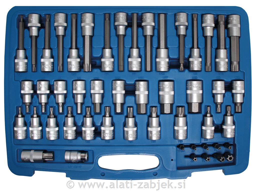 Set bit nasadnih ključeva 1/2" BGS TECHNIC