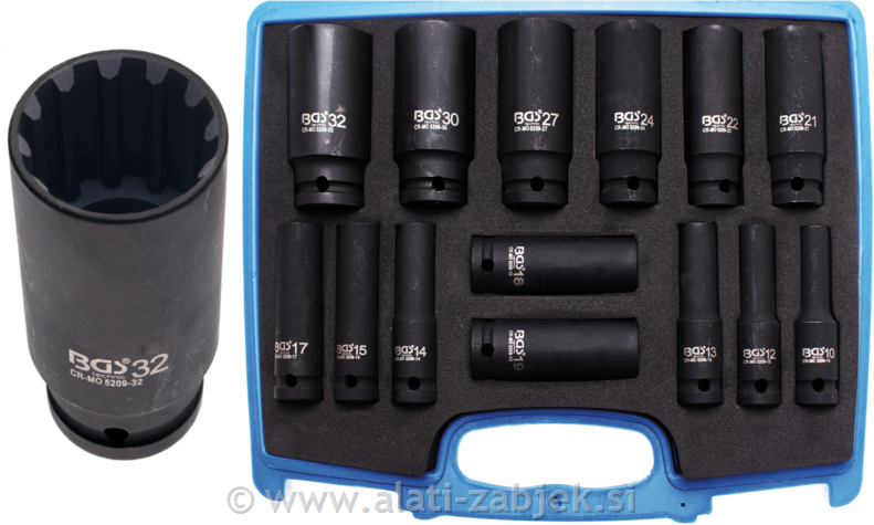 12-dijelni set nasadnih ključeva 1/2" BGS TECHNIC