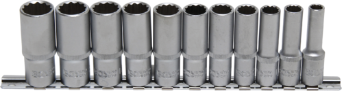 11-dijelni set dugih nasadnih ključeva 12-kutni 3/8" 8-19 mm BGS TECHNIC