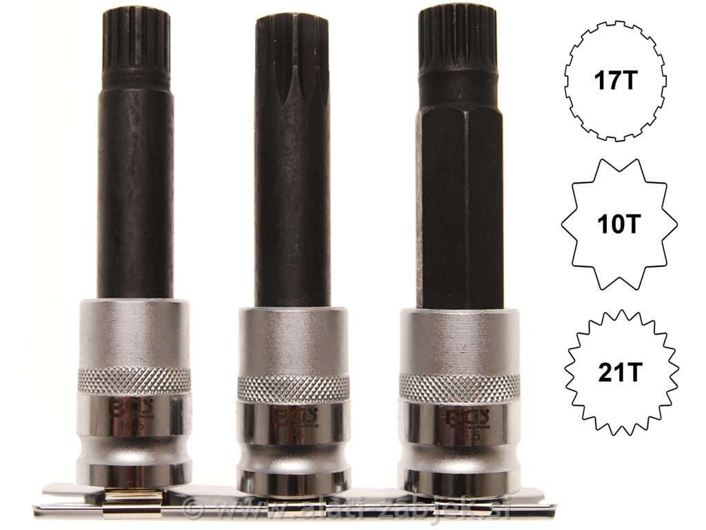 Set nastavaka za odvijač za sigurnosne vijke kotača BMW BGS TECHNIC