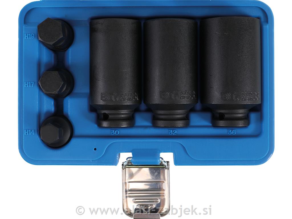 6-dijelni set 12-kutnih nasadnih ključeva 1/2" BGS TECHNIC