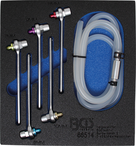6-dijelni set ključeva kočionog ventila7 - 8 - 9 - 10 - 11 mm BGS TECHNIC