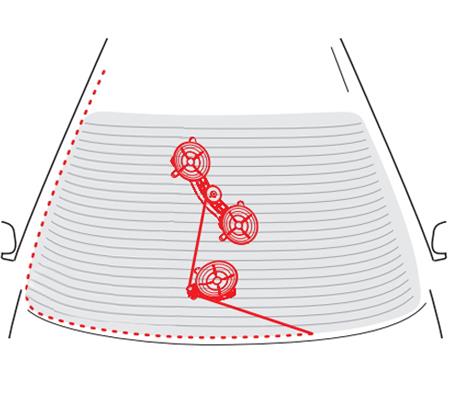 Profesionalni alat za uklanjanje vjetrobranskog stakla BGS TECHNIC