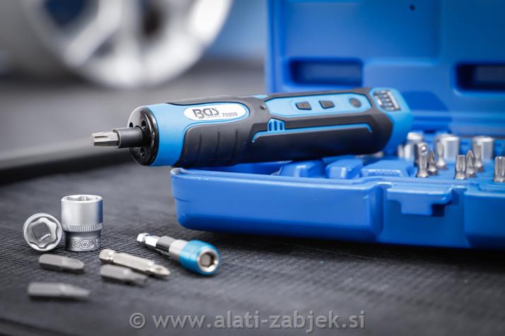 Baterijski odvijač s nastavcima, 41 kom. BGS TECHNIC