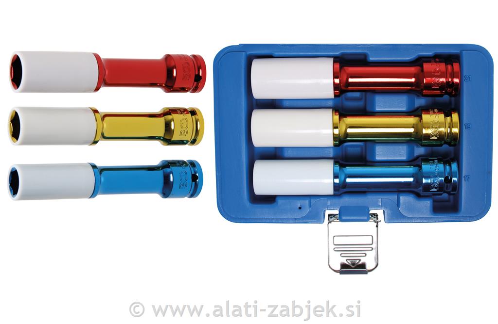 Set dubokih nasadnih ključeva sa zaštitom 1/2" 150 mm BGS TECHNIC