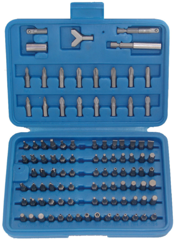 100-dijelni set držača bitova 1/4" BGS TECHNIC
