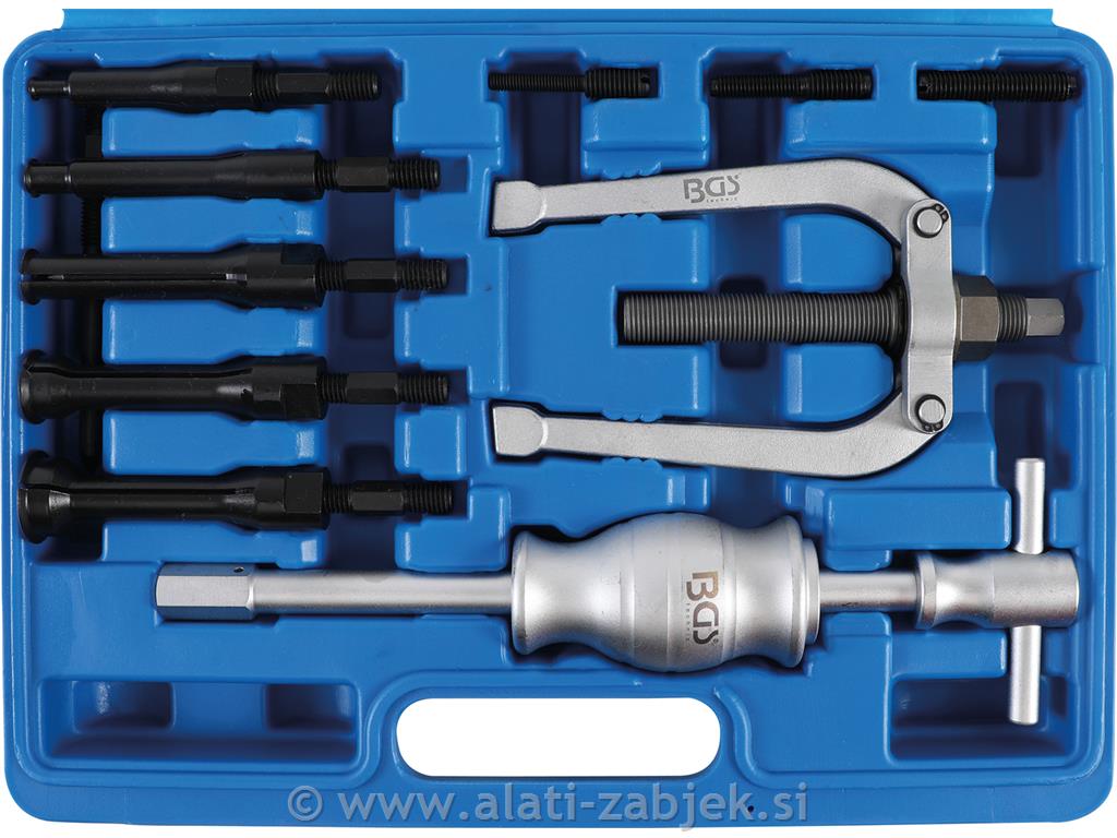 10-dijelni set izvlakača za ležajeve zaslijepe rupe BGS TECHNIC