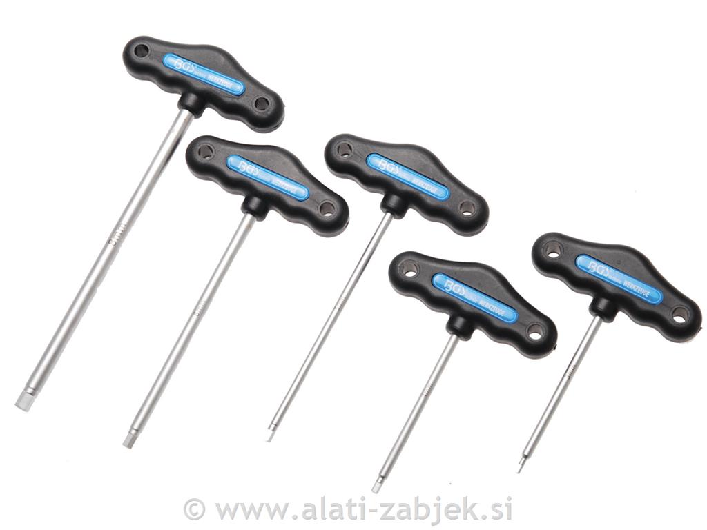 5-dijelni set imbus ključeva 3x100 - 8x200 BG773 BGS Technic BGS TECHNIC