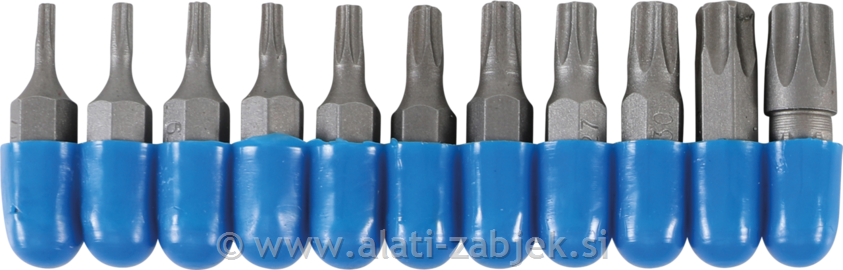 11-dijelni set TORX nastavaka 1/4" BGS TECHNIC