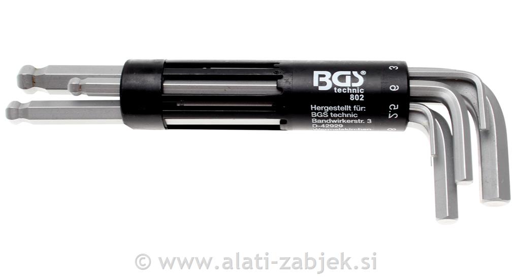 Set imbus ključeva 2-10 mm BGS TECHNIC