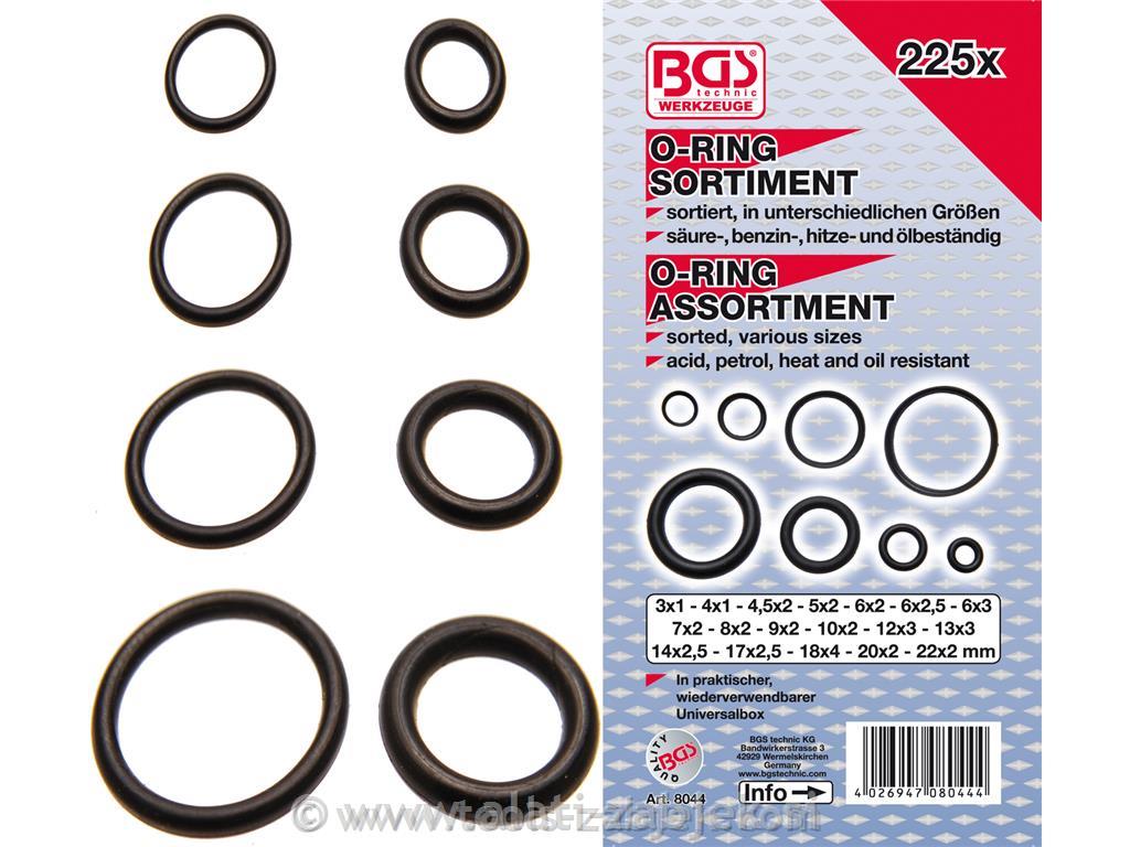 Set O-ring 3- 22 mm BGS TECHNIC