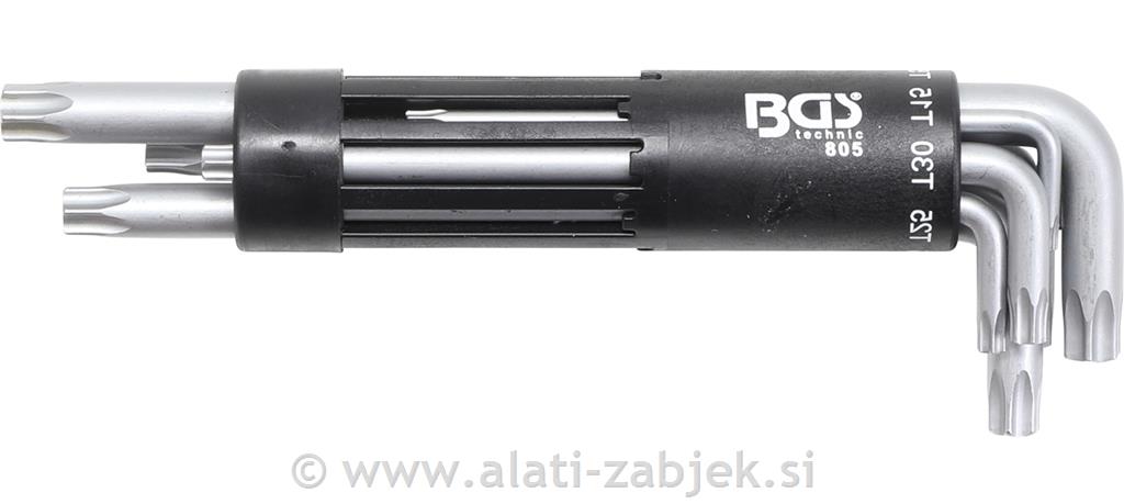 8-dijelni set dugih torx ključeva T10 -T50 BGS TECHNIC