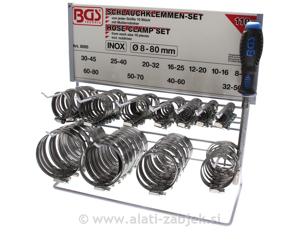 10-dijelni set obujmica BGS TECHNIC