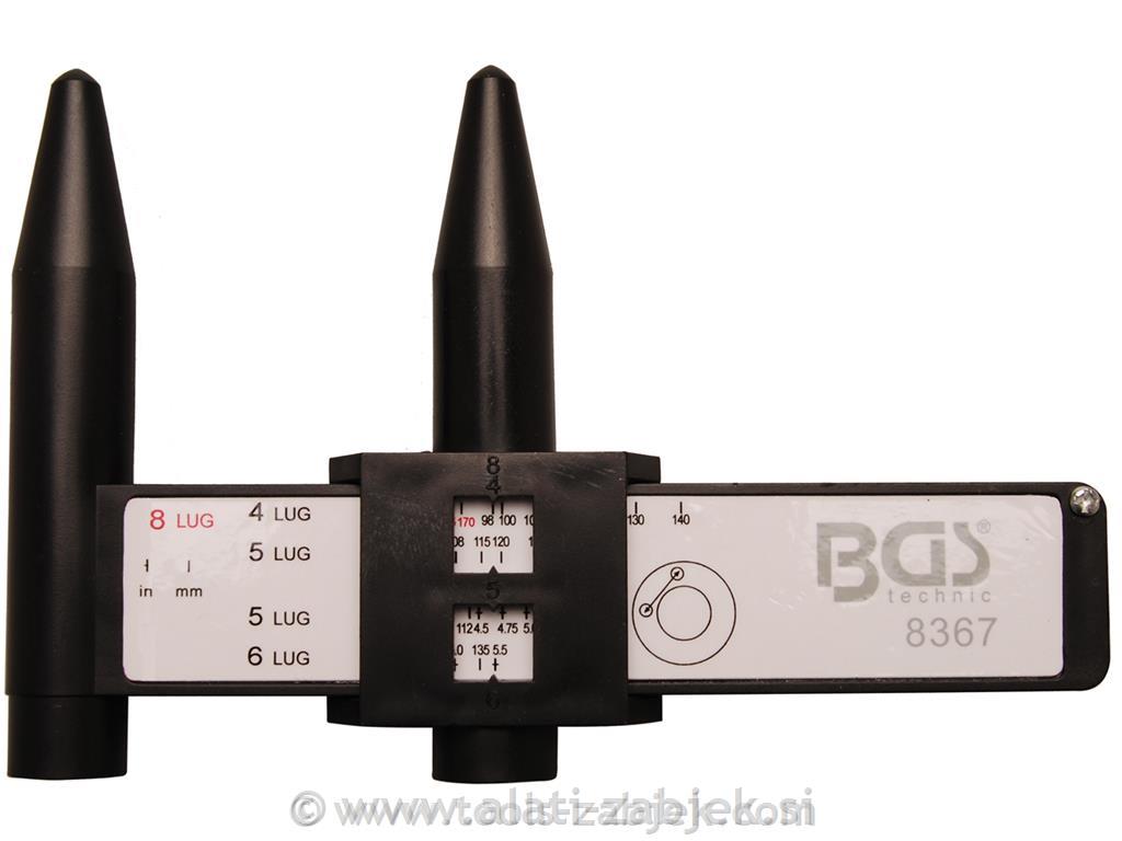 Mjerač za udaljenost između rupa BGS TECHNIC