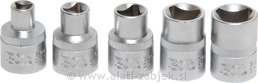 3-točkovni nasadni ključevi M5 - M12, 8- 16,5 mm BGS TECHNIC