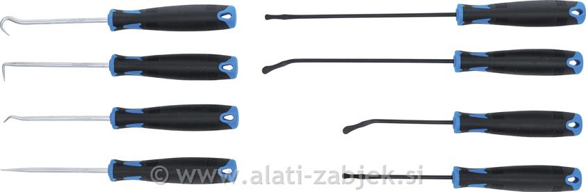 8-dijelni set kuka i šiljaka BGS TECHNIC